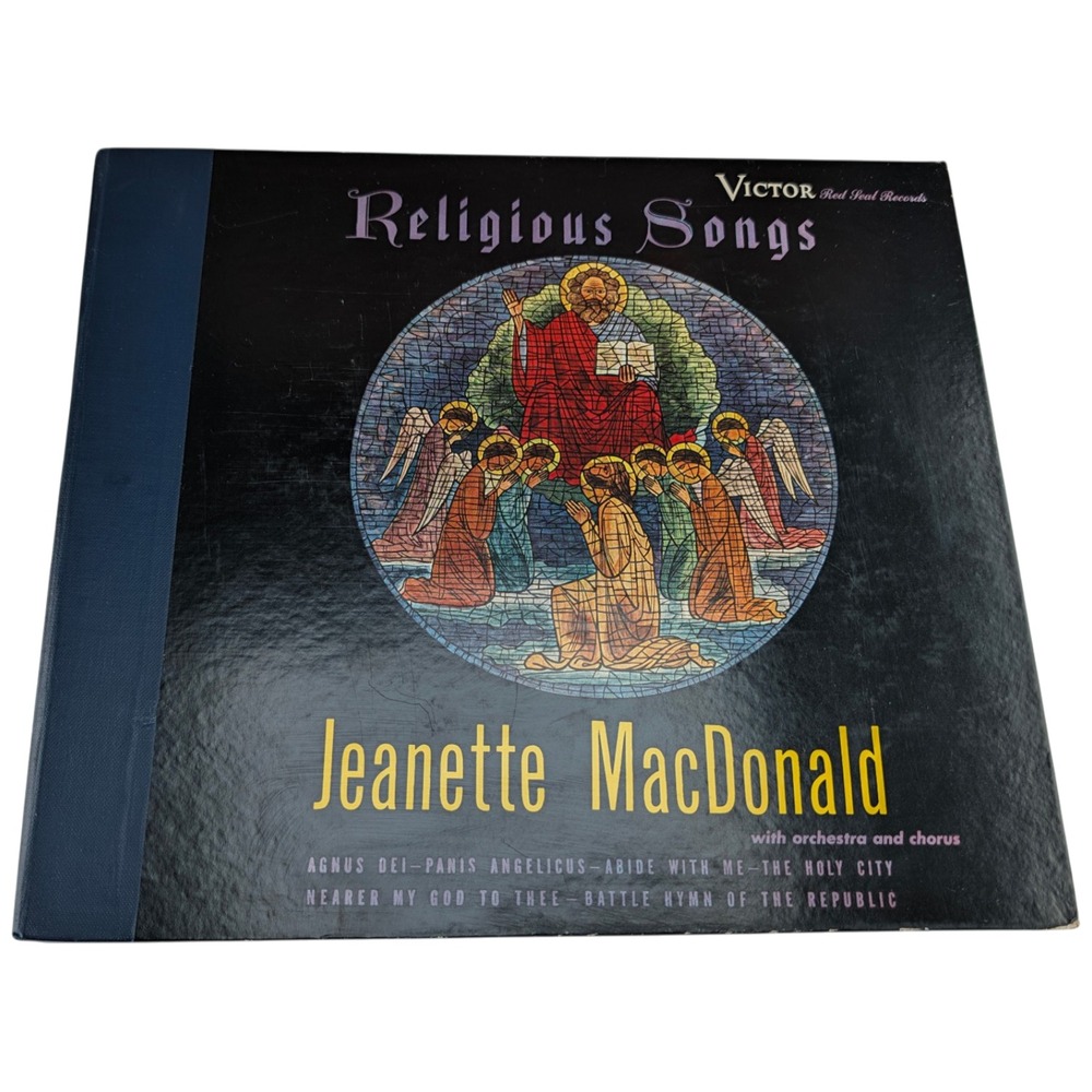 Jeanette MacDonald Religious Songs Victor M-996 3x10 Inch Shellac 78 RPM Album